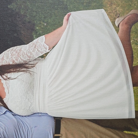 White Lace Dress Size 3x - Picture 2 of 2